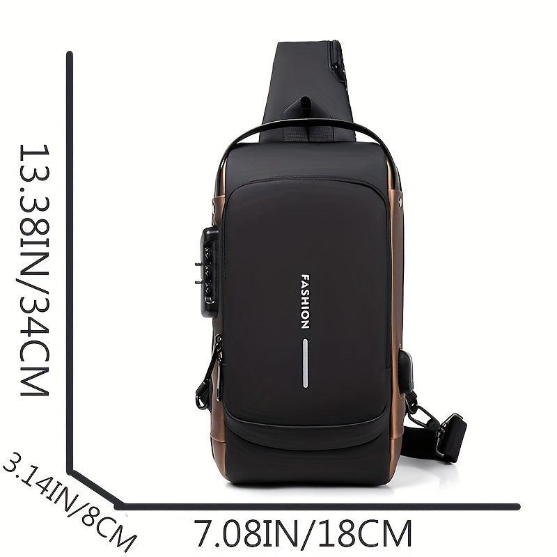 Men's Multifunctional Sport Anti-theft Shoulder Bag - Gift For Father