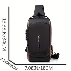 Men's Multifunctional Sport Anti-theft Shoulder Bag - Gift For Father