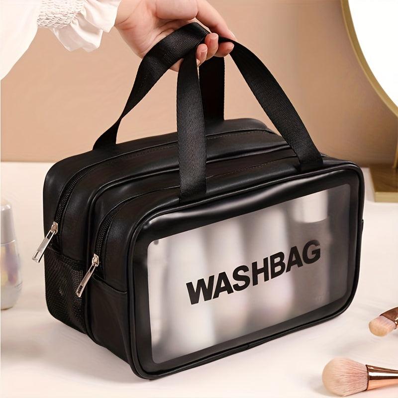 Large Capacity Toiletry Bag Dry Wet Separation Cosmetics Bag Waterproof Storage