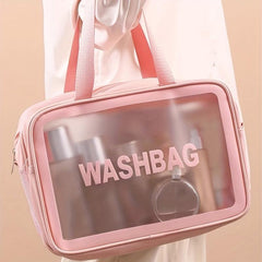 Large Capacity Toiletry Bag Dry Wet Separation Cosmetics Bag Waterproof Storage