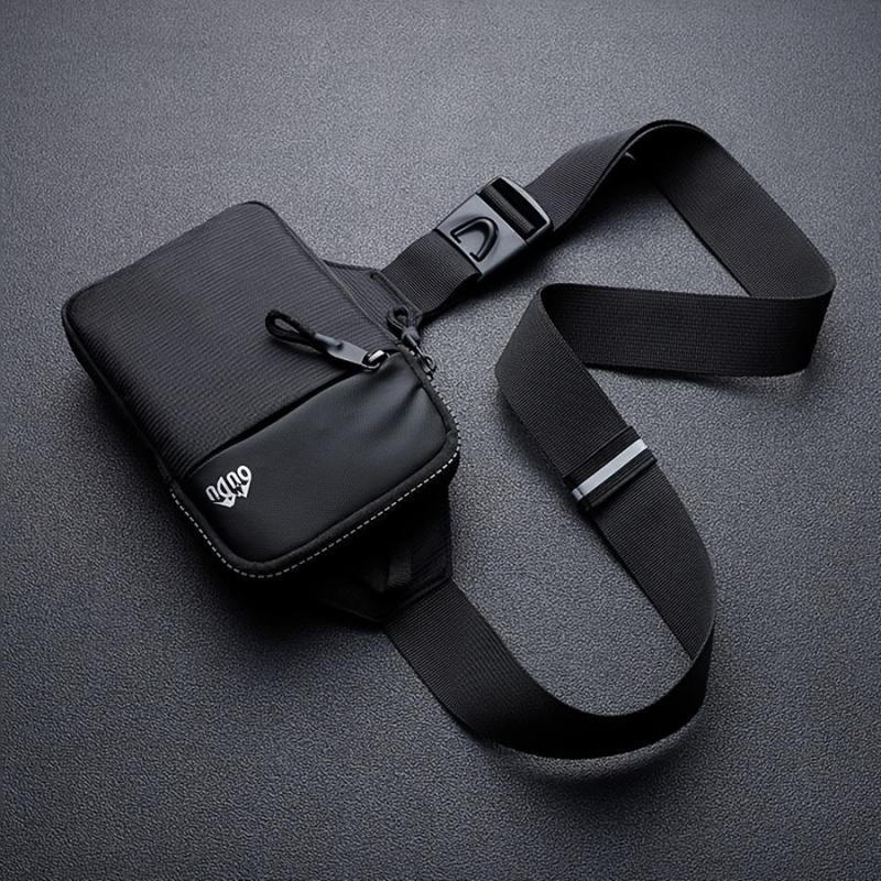 Men Shoulder Chest Bag Nylon Waterproof Outdoor Sport Running Cycling