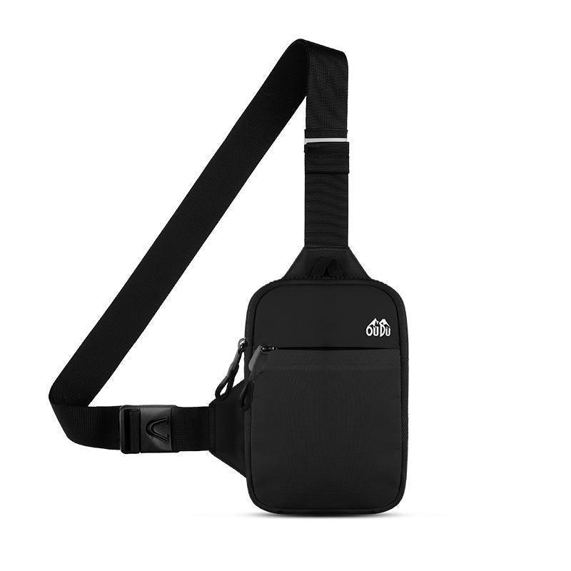 Men Shoulder Chest Bag Nylon Waterproof Outdoor Sport Running Cycling