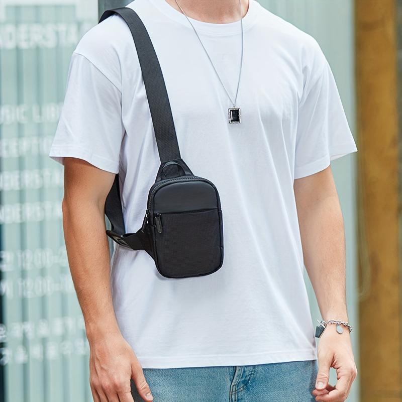 Men's Travel Crossbody Bag - Lightweight & Durable
