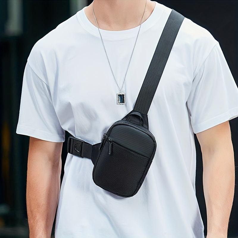 Men's Travel Crossbody Bag - Lightweight & Durable