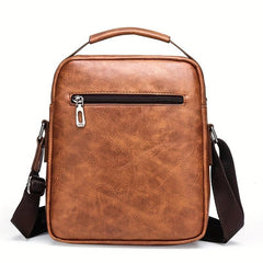 Men's Retro PU Leather Shoulder Bag Casual Handbag