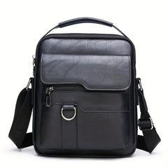 Men's Retro PU Leather Shoulder Bag Casual Handbag