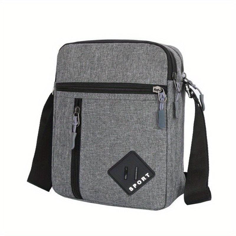 Men's Outdoor Crossbody Bag Large Capacity Messenger Bag for Daily Use