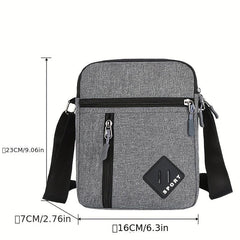Men's Outdoor Crossbody Bag Large Capacity Messenger Bag for Daily Use
