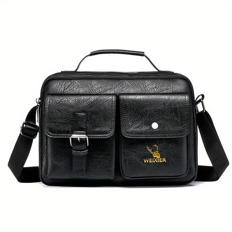WEIXIER Shoulder Bag Men's Messenger Business Satchel Handy Shoulder Boys Casual