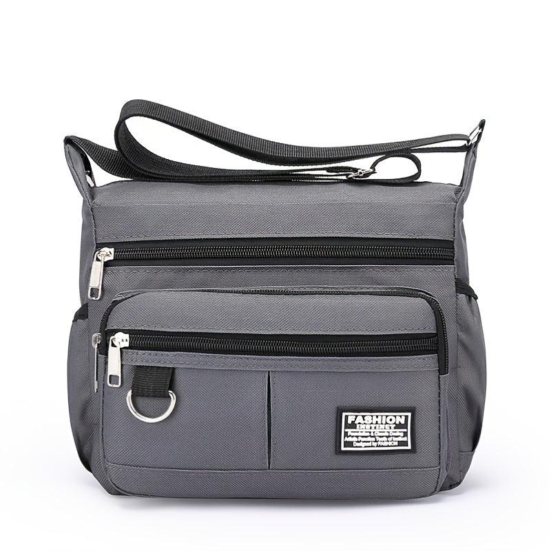 Men's Large Capacity Nylon Crossbody Bag Shoulder Bag