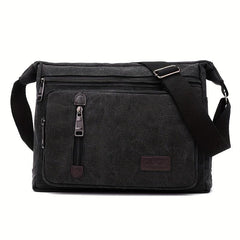Men's Canvas Messenger Bag Thickened Material Single Shoulder Large Capacity Bag