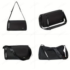 Waterproof Nylon Gym Bag Training Tote Large Capacity Sling Travel Backpack