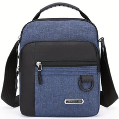 Men's Casual Square Shoulder Bag Canvas Crossbody Bag