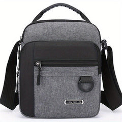 Men's Casual Square Shoulder Bag Canvas Crossbody Bag