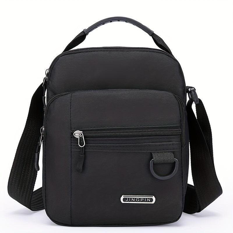 Men's Casual Square Shoulder Bag Canvas Crossbody Bag