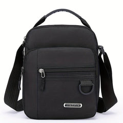 Men's Casual Square Shoulder Bag Canvas Crossbody Bag