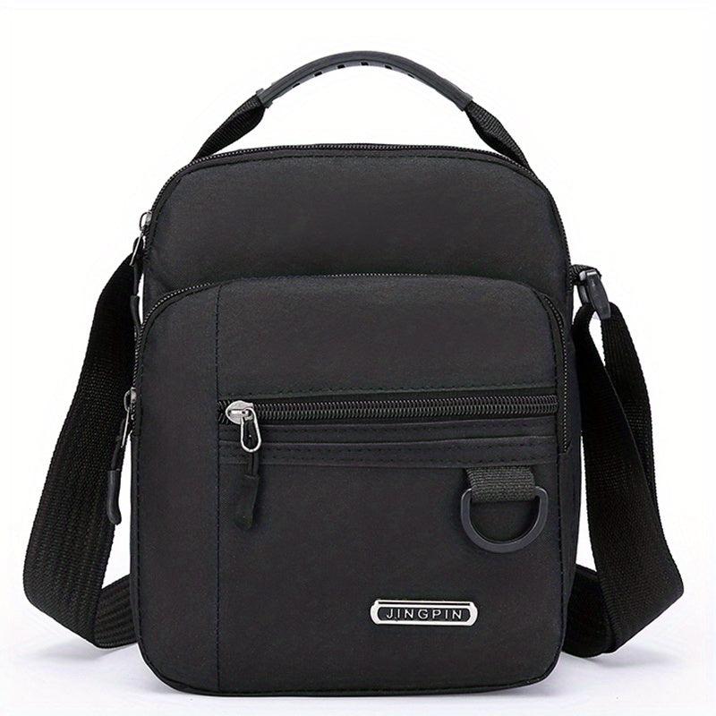 Men's Casual Square Shoulder Bag Canvas Crossbody Bag