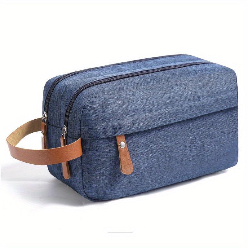Men's Business Portable Toiletry Bag Waterproof Hanging Travel Cosmetic Bag