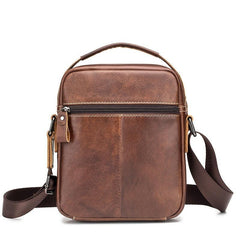 Men's Leather Shoulder Crossbody Bag