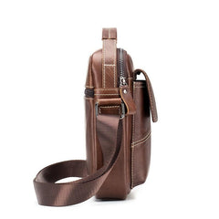 Men's Leather Shoulder Crossbody Bag
