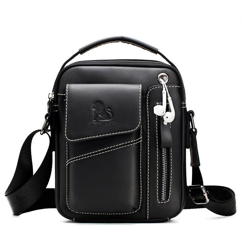 Men's Leather Shoulder Crossbody Bag