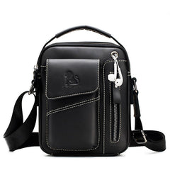 Men's Leather Shoulder Crossbody Bag