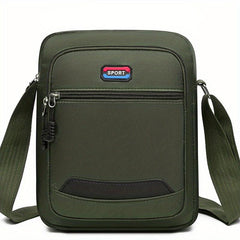 Men's Casual Crossbody Bag Waterproof Handbag Large Capacity Shoulder Bag