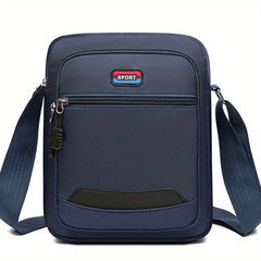 Men's Casual Crossbody Bag Waterproof Handbag Large Capacity Shoulder Bag