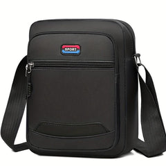 Men's Casual Crossbody Bag Waterproof Handbag Large Capacity Shoulder Bag