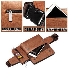 WEIXIER Cross Body Waist Crotch Bag Male Fanny Pack