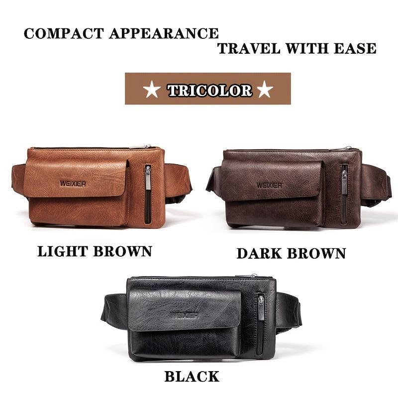 WEIXIER Cross Body Waist Crotch Bag Male Fanny Pack