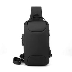 Anti Theft Crossbody Bag Waterproof Shoulder Backpack USB Charging Port