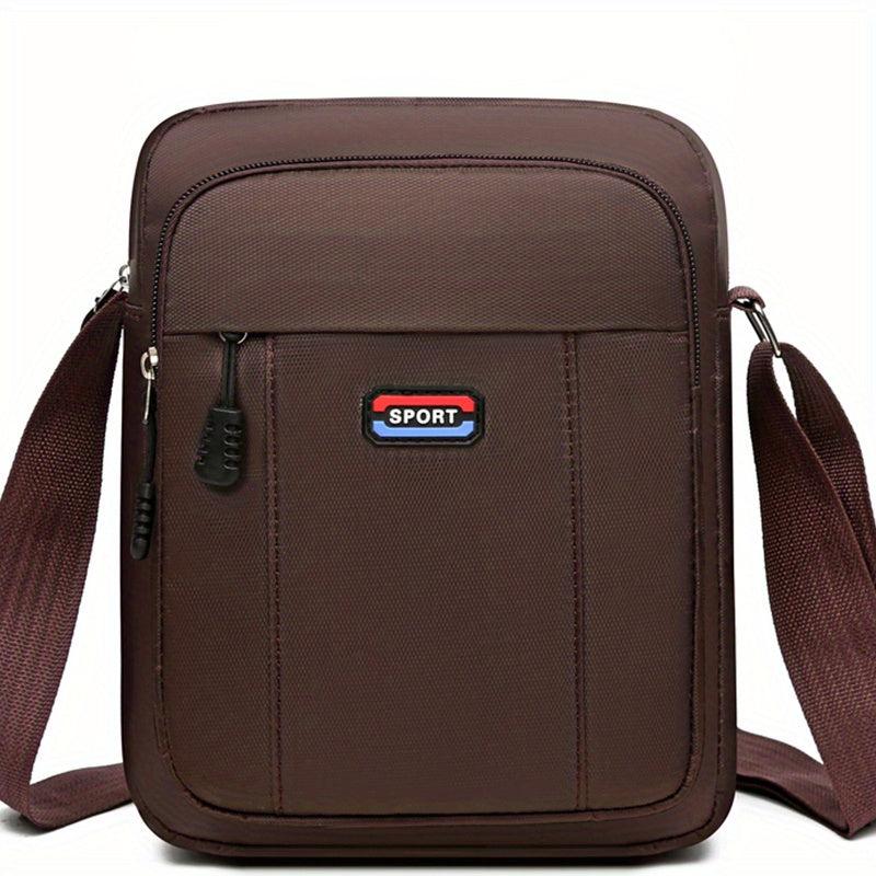 Men's Waterproof Crossbody Bag Large Capacity Handbag