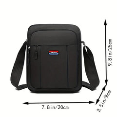 Men's Waterproof Crossbody Bag Large Capacity Handbag