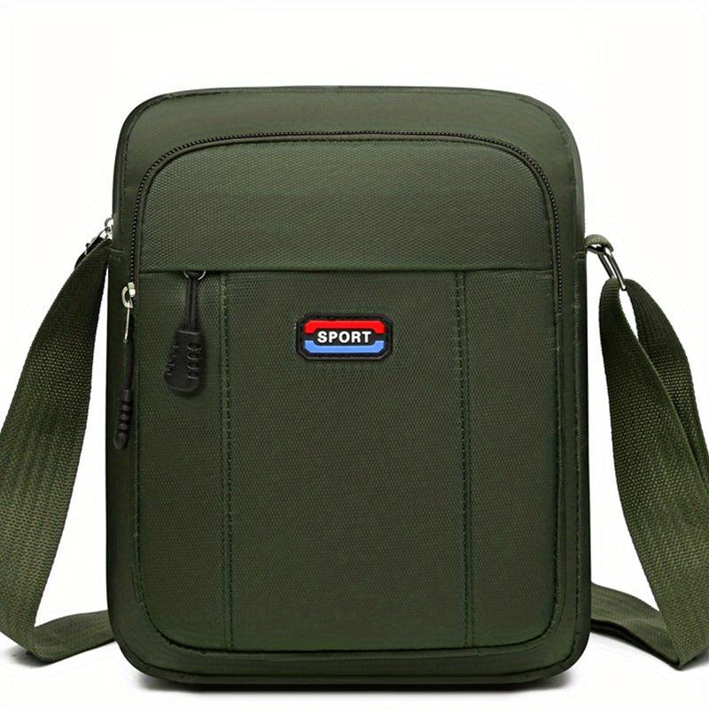 Men's Waterproof Crossbody Bag Large Capacity Handbag