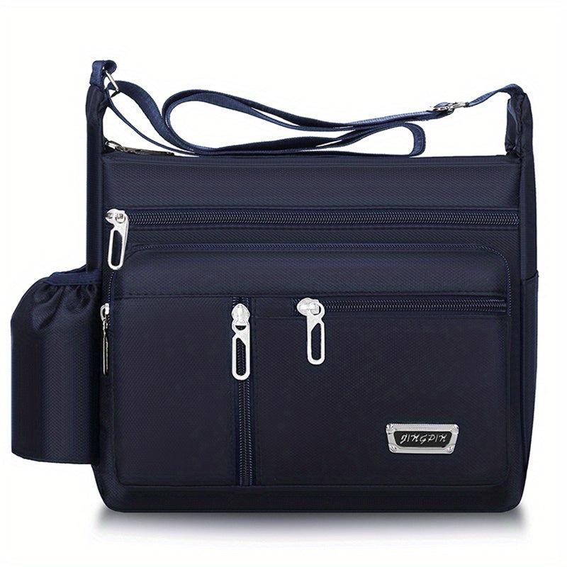 Men's Casual Crossbody Bag Large Capacity Shoulder Travel Bag