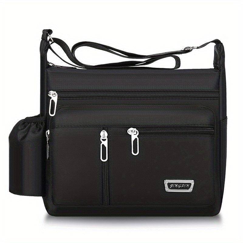 Men's Casual Crossbody Bag Large Capacity Shoulder Travel Bag