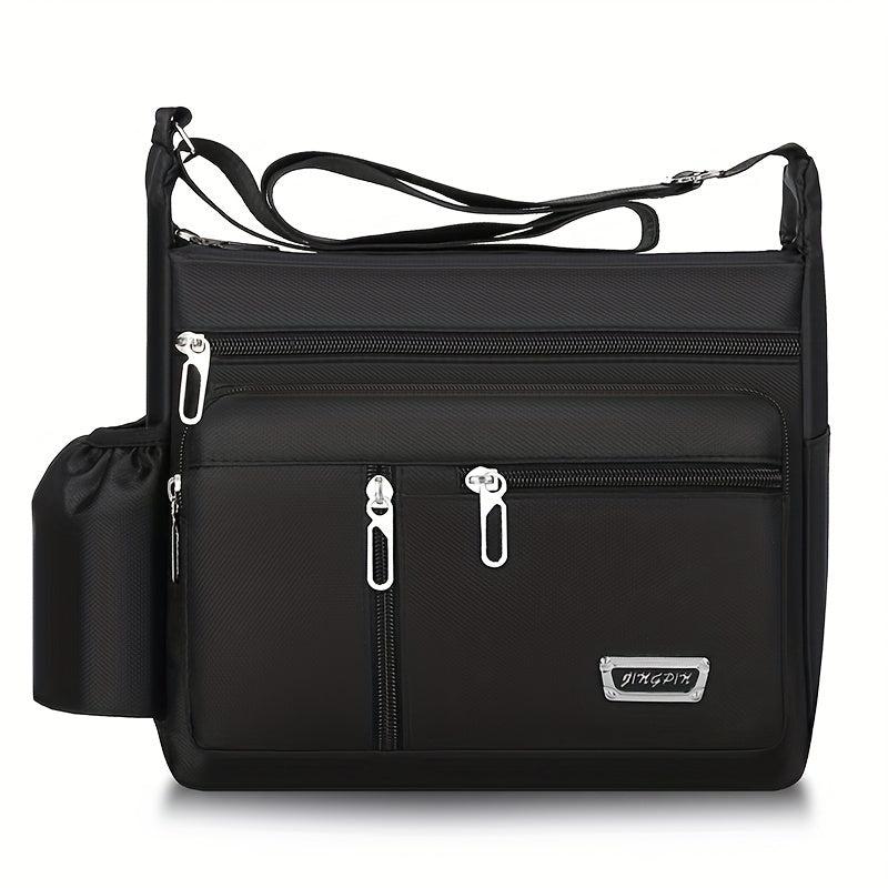 Men's Casual Crossbody Bag Large Capacity Shoulder Travel Bag