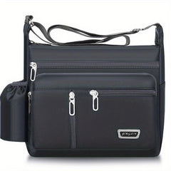 Men's Casual Crossbody Bag Large Capacity Shoulder Travel Bag