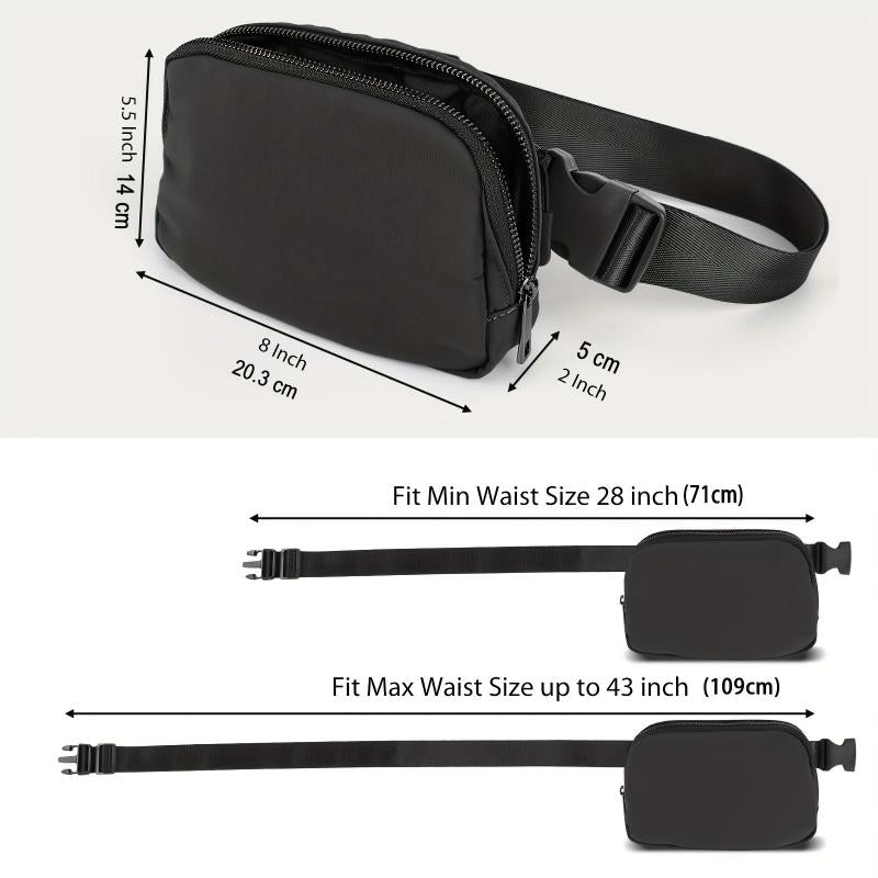 Mini Belt Bag Adjustable Strap Small Waist Pouch for Workout