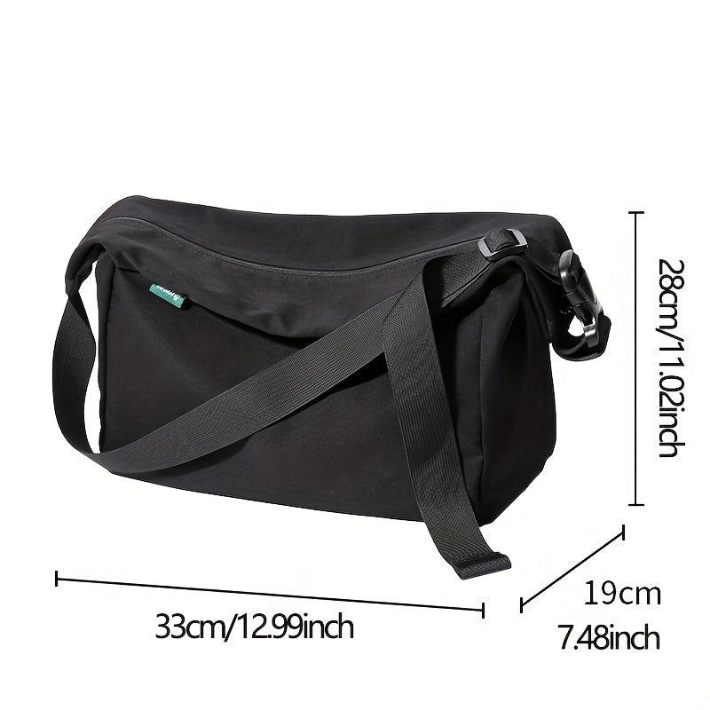 Large Capacity Shoulder Bag Male Student Chest Bag Casual Messenger Bag