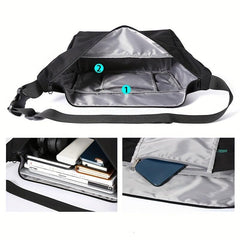 Large Capacity Shoulder Bag Male Student Chest Bag Casual Messenger Bag