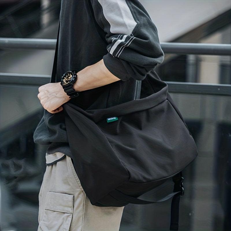 Large Capacity Shoulder Bag Male Student Chest Bag Casual Messenger Bag