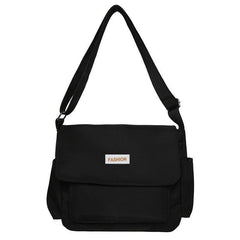 Men's Canvas Messenger Bag Large Capacity Shoulder Crossbody Bags