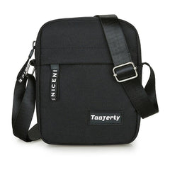 Men Shoulder Bags Zipper Patchwork Solid Large Capacity Messenger Bags