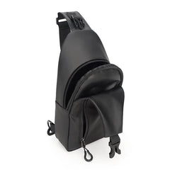 Sling Bag Shoulder Backpack Chest Bags Crossbody Daypack with USB Cable