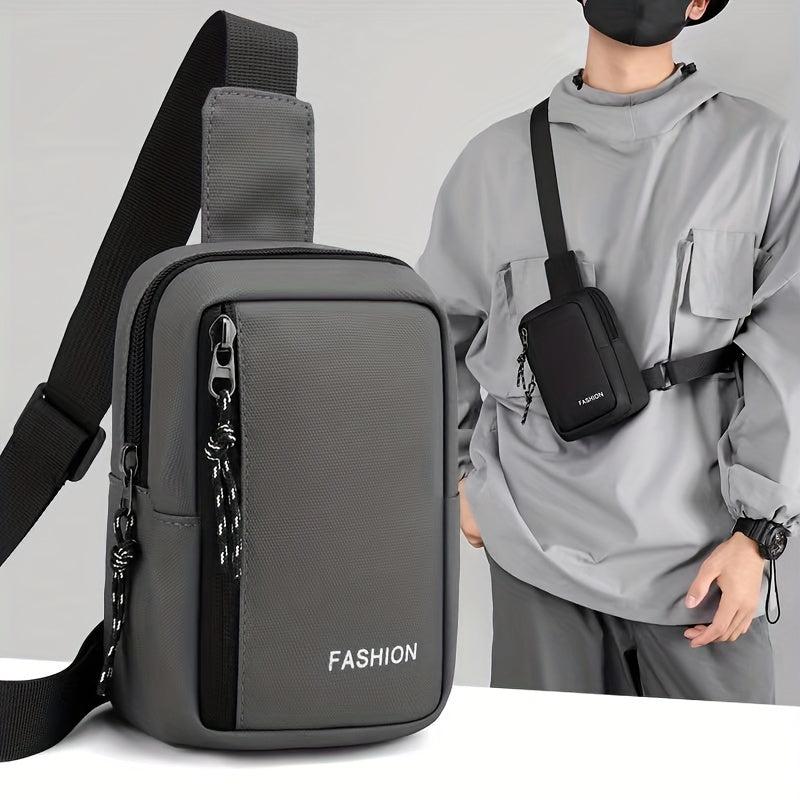 Men's Casual Chest Bag All match Travel Shoulder Bag