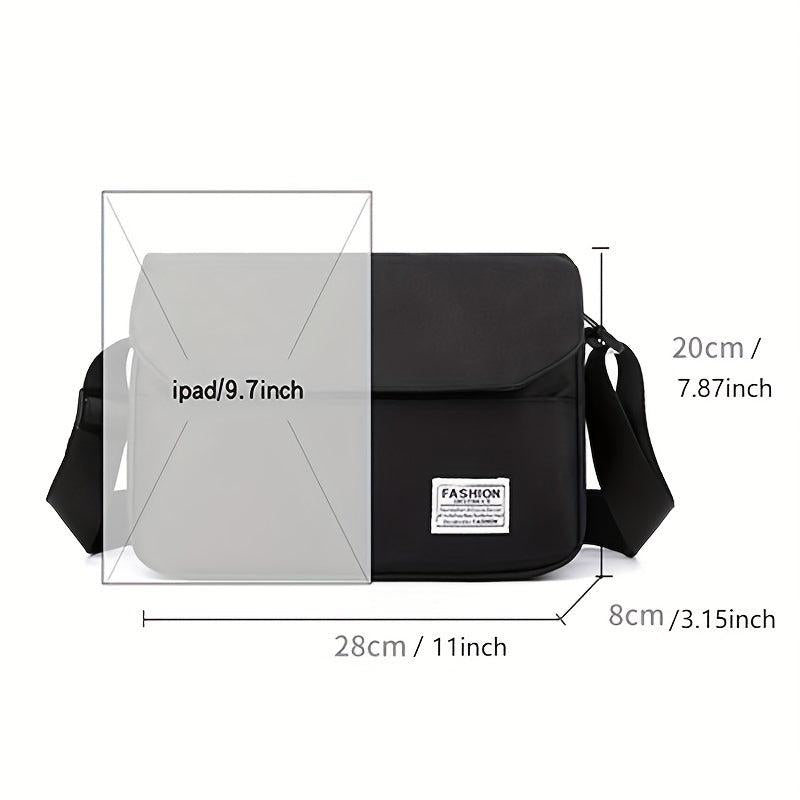 Men's Oxford Cloth Crossbody Bag Shoulder Bag Large Capacity Messenger Bag