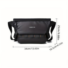 Men's Wear-resistant Large Capacity Shoulder Bag Waterproof Messenger Bag