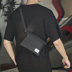 Men's Casual Mini Crossbody Bag Outdoor Square Shoulder Bag